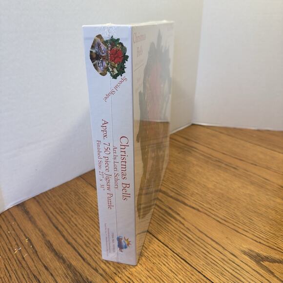 RARE (2014) HTF Christmas Bells 750 Pc Puzzle Bell Shaped By Lori Schory SEALEDp - Picture 8 of 10